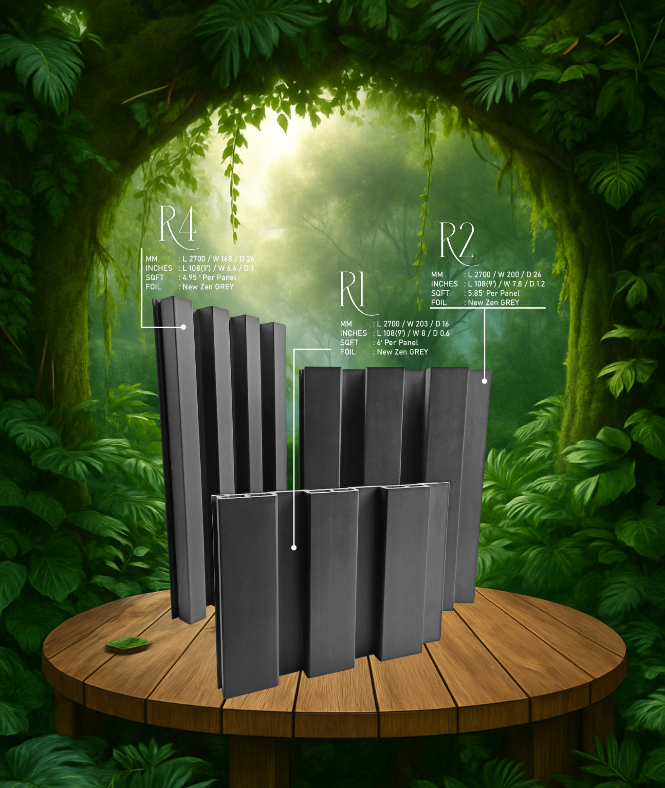 INTERIOR WPC LOUVERS 